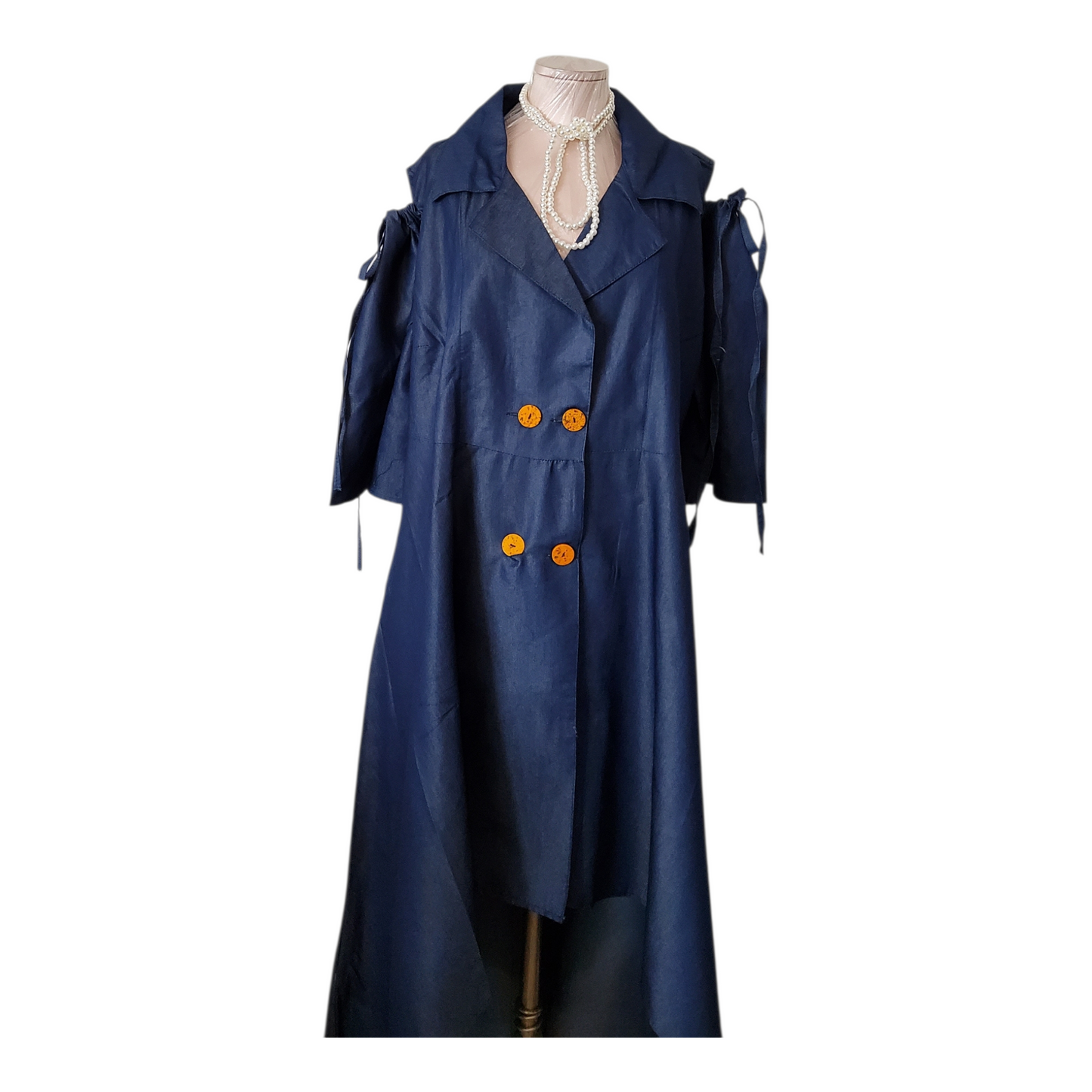 HI/LO DENIM DRESS